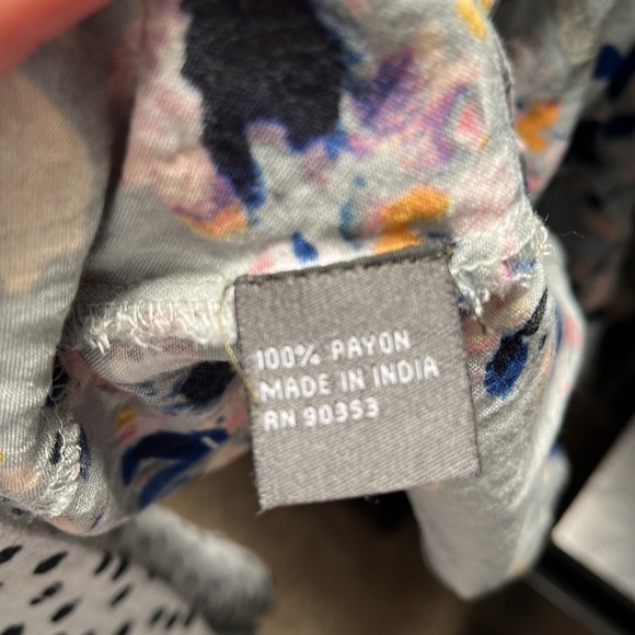 J gee Long Sleeve Floral Dress Size petite Medium - Picture 5 of 5